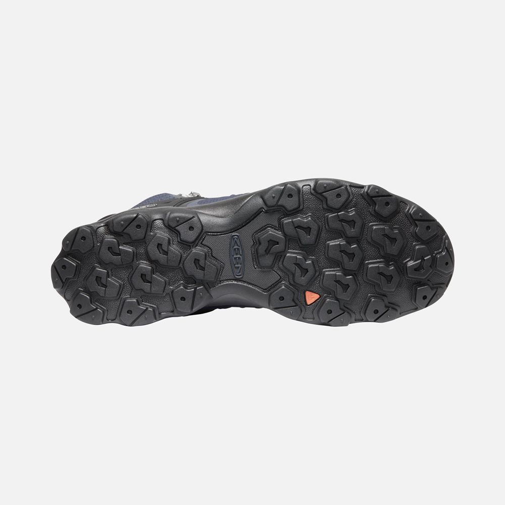 Keen Laarzen Heren Blauw/Grijs - Venture Mid Waterproof - 30879-XQOE